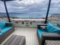 Akbük’te Eşsiz Manzaralı, Düz Girişli 3+1 Lüks Çatı Dubleks